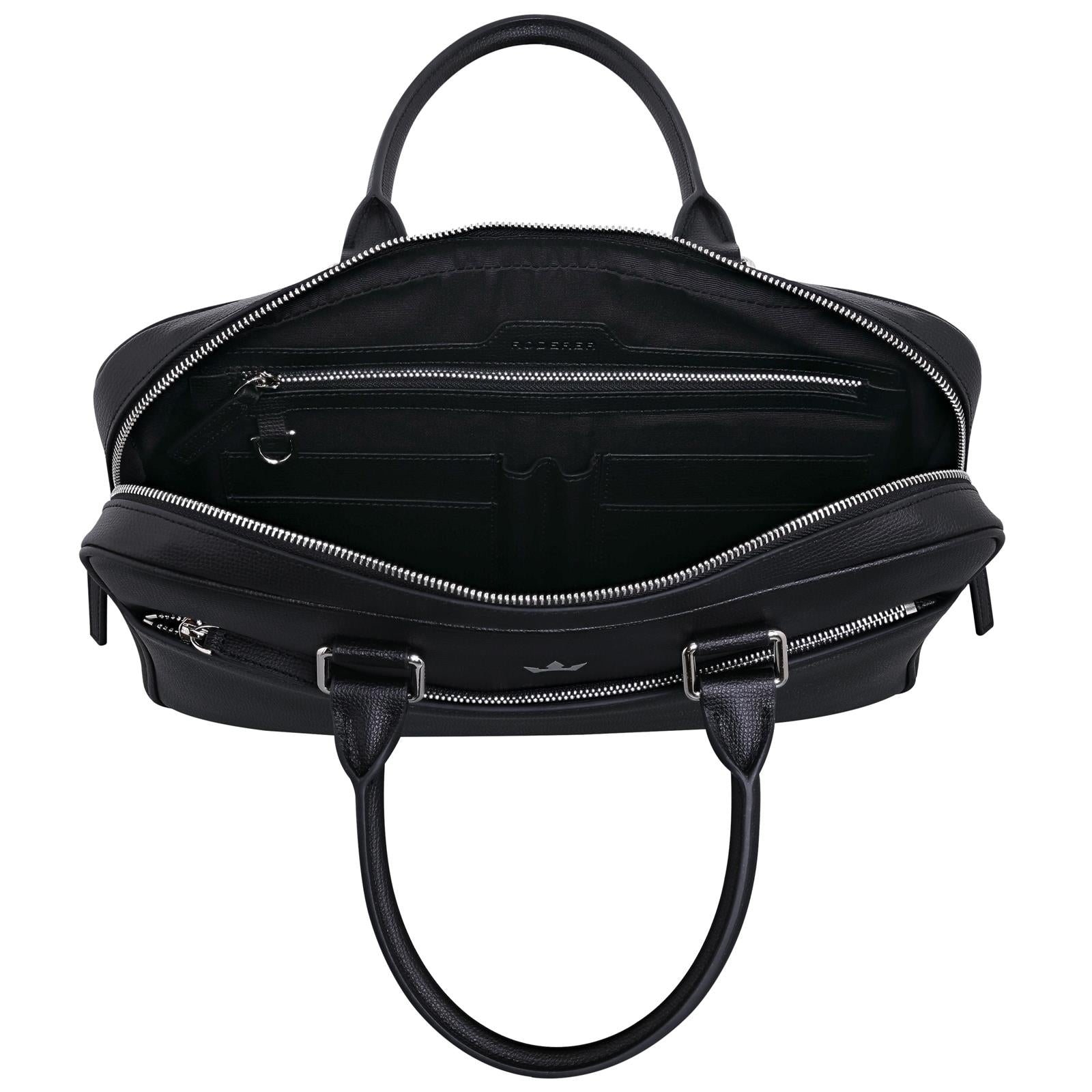 Award Briefcase > Italian Leather Black