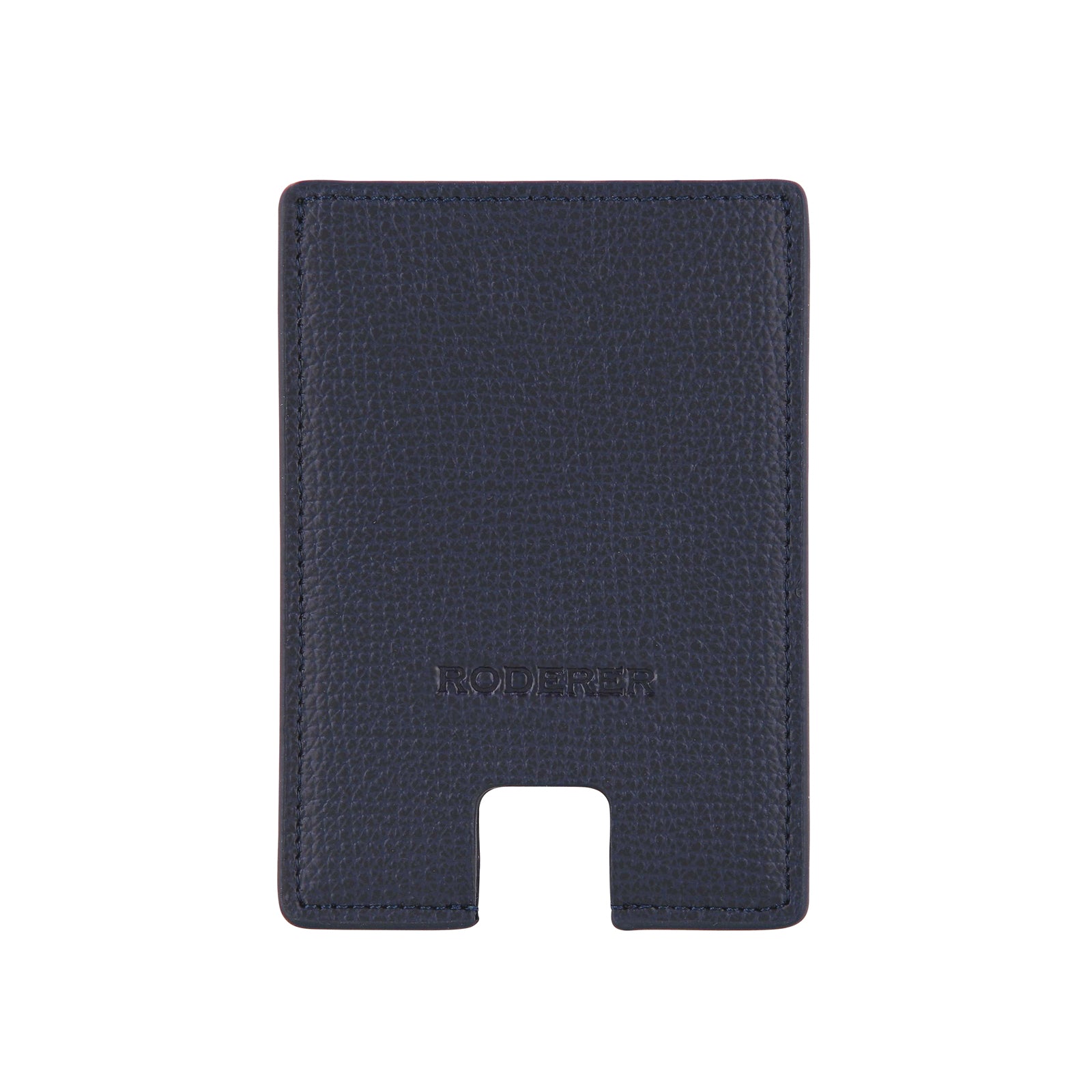 Award Mini Card Holder > Italian Leather Navy Blue
