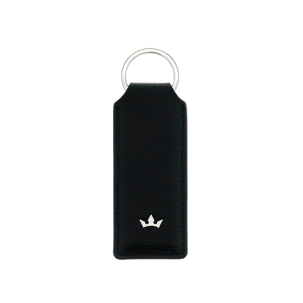 Rectangular Key Ring in Italian Leather | Leather Keyring | RODERER