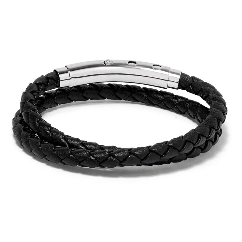 Dino Double Tour Bracelet > Black