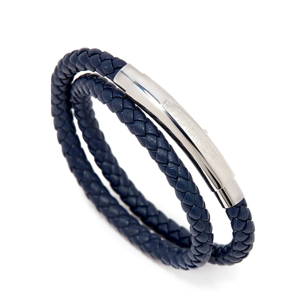 Dino Double Tour Bracelet > Navy Blue