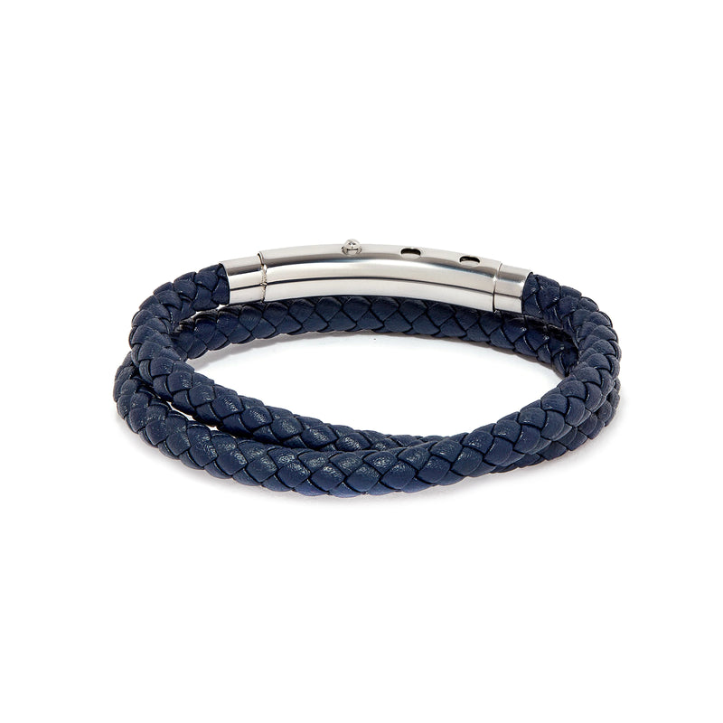 Dino Double Tour Bracelet > Navy Blue