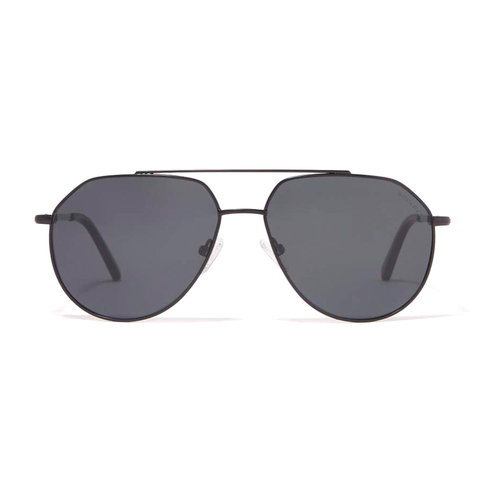 Edgar Aviator Polarized Sunglasses > Black Matt / Black
