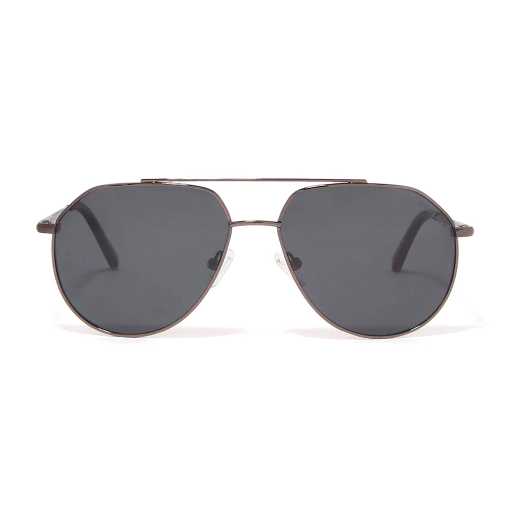 Edgar Aviator Polarized Sunglasses > Gunmetal / Black