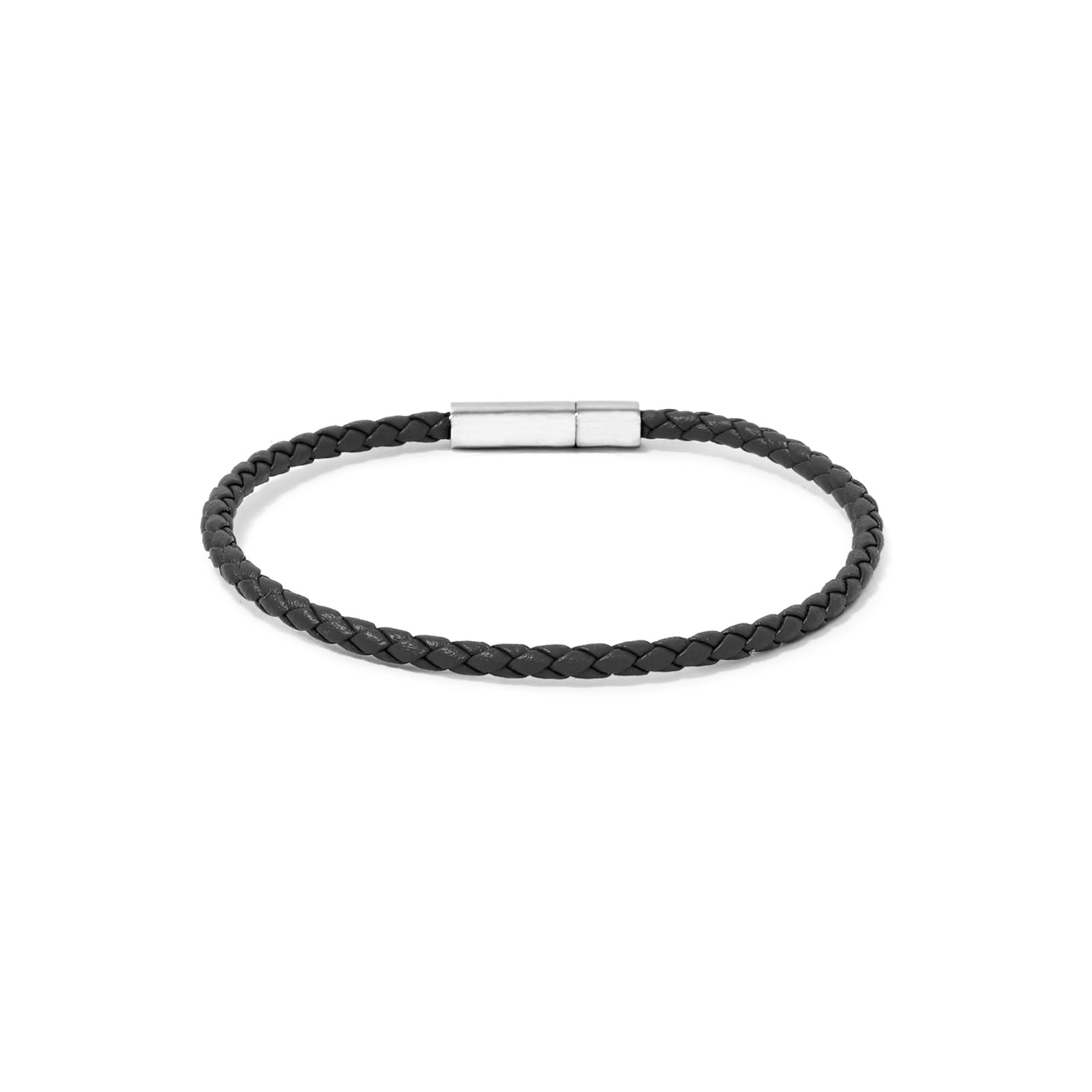 Gianni Bracelet > Sterling Silver Clasp Black