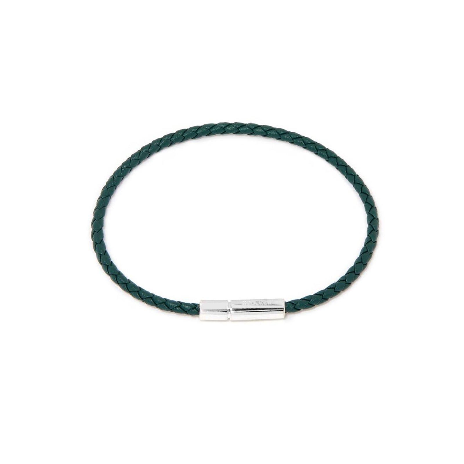 Gianni Bracelet > Sterling Silver Clasp Green