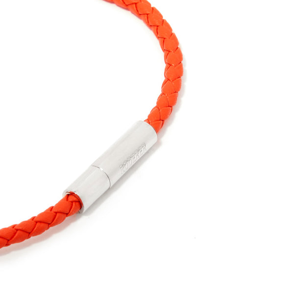 GIANNI BRACELET > STERLING SILVER CLASP ORANGE