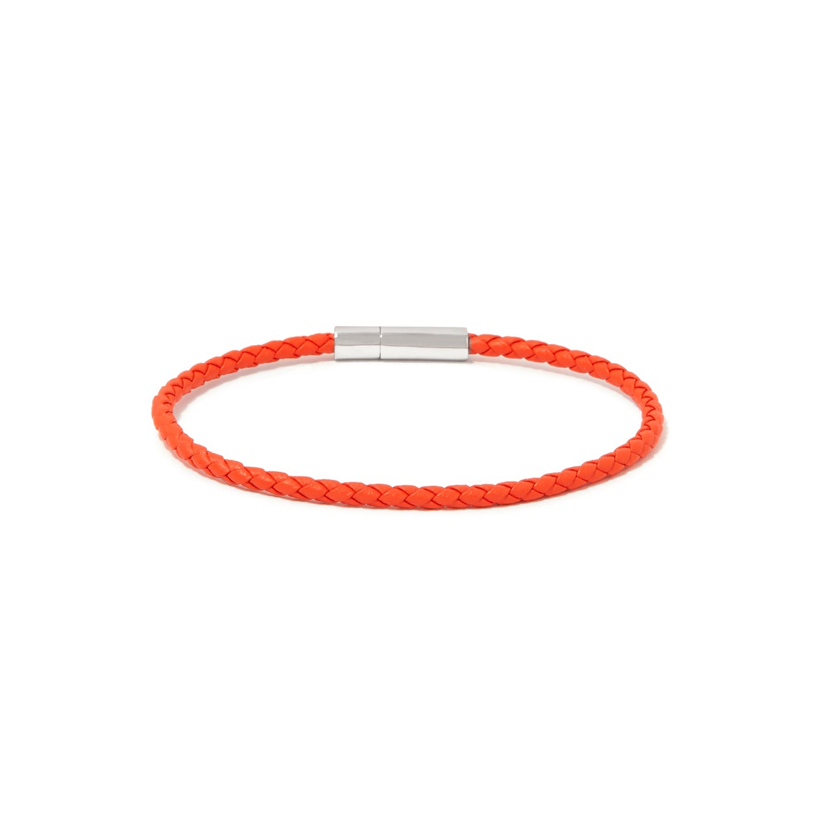 Gianni Bracelet > Sterling Silver Clasp Orange