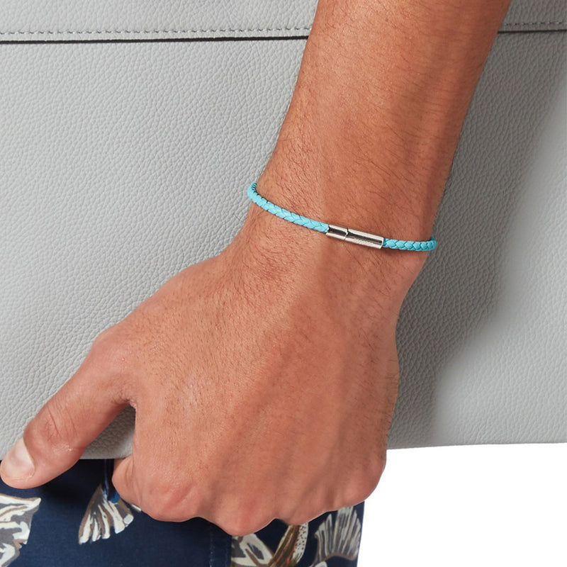 GIANNI BRACELET > STERLING SILVER CLASP TURQUOISE