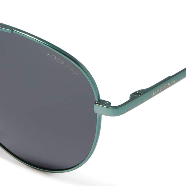 JAMES AVIATOR 'LIMITED EDITION' POLARIZED SUNGLASSES > GREEN / BLACK