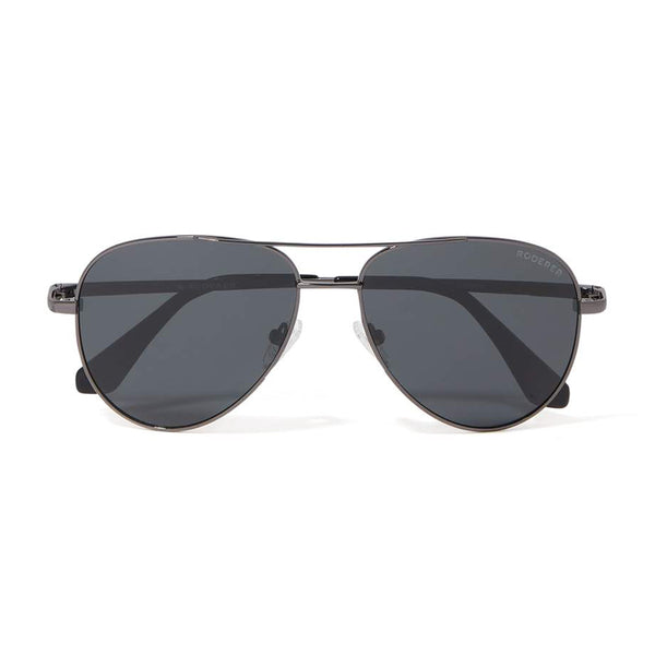 James Aviator Polarized Sunglasses > Gunmetal / Black