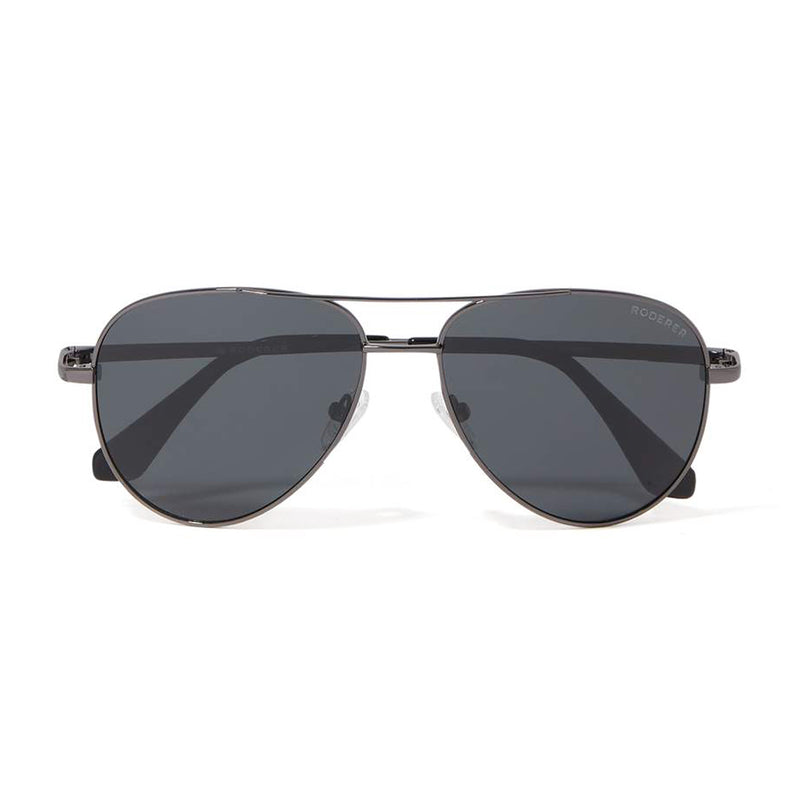 JAMES AVIATOR POLARIZED SUNGLASSES > GUNMETAL / BLACK