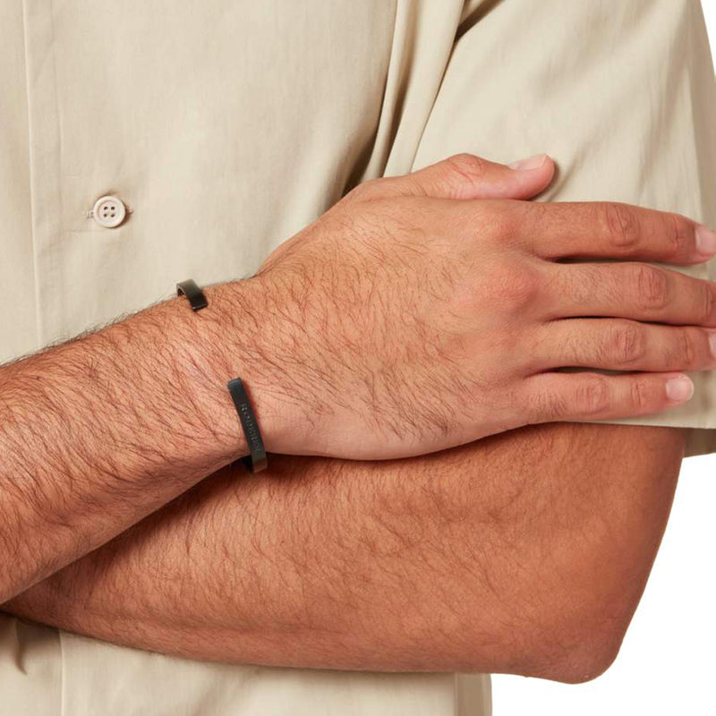 Lorenzo Bracelet > Stainless Steel Cuff Black
