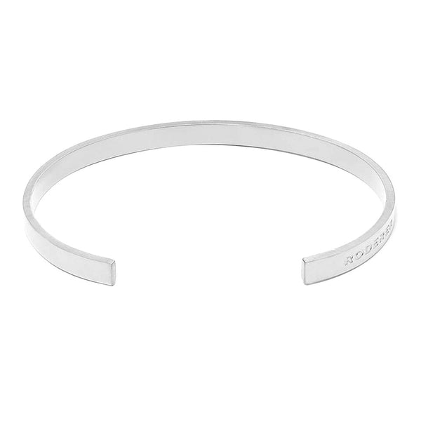 LORENZO BRACELET > STAINLESS STEEL CUFF POLISHED SILVER