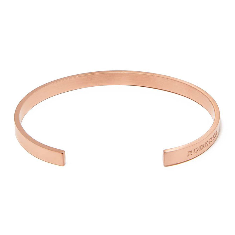 LORENZO BRACELET > STAINLESS STEEL CUFF ROSE GOLD