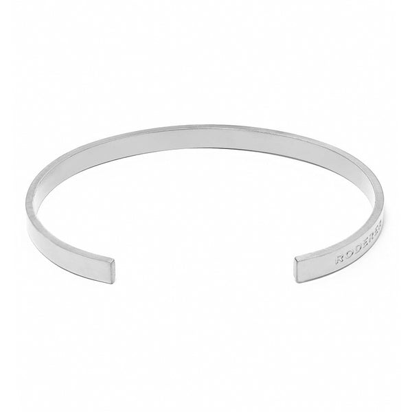 LORENZO BRACELET > STAINLESS STEEL CUFF SILVER