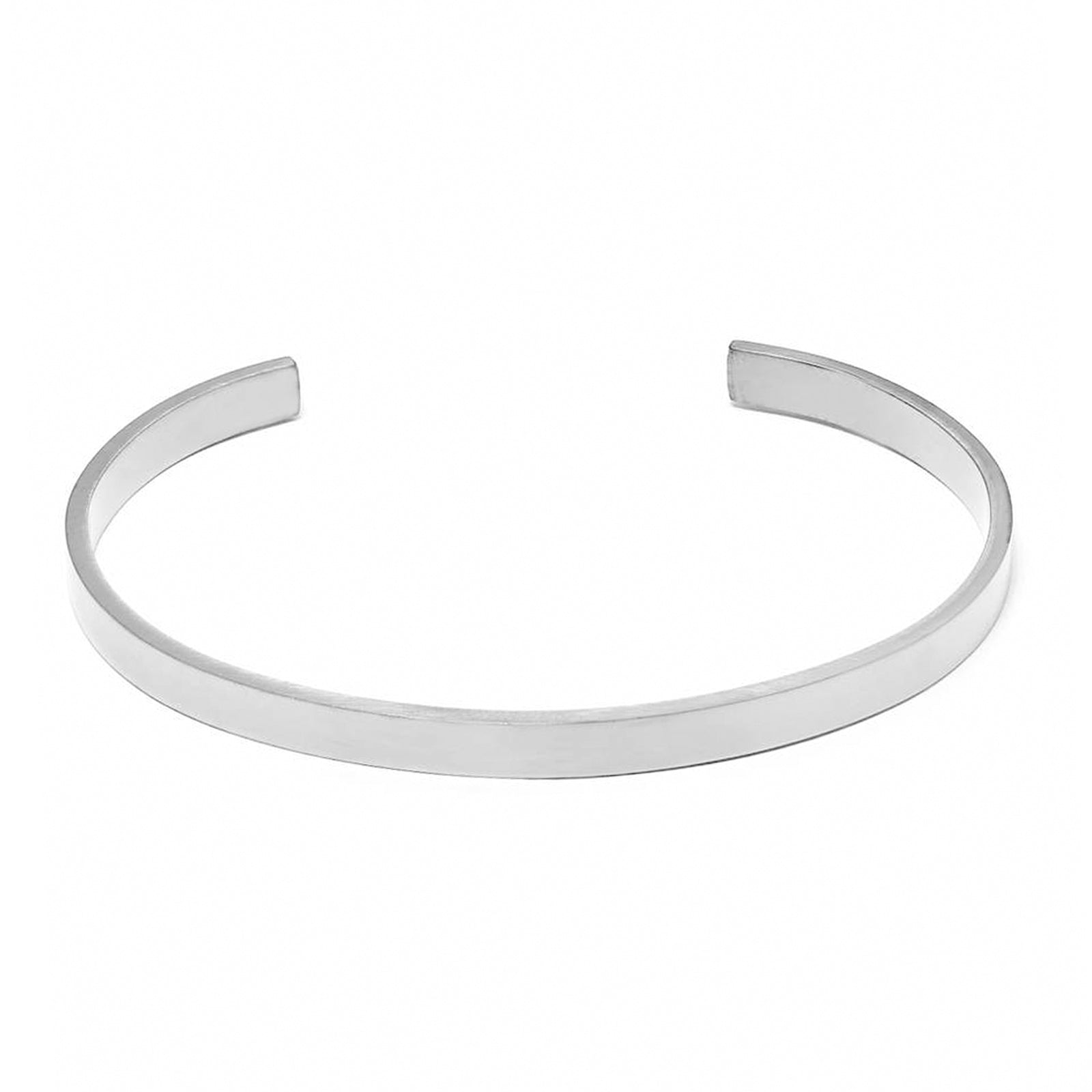 Lorenzo Bracelet > Stainless Steel Cuff Silver