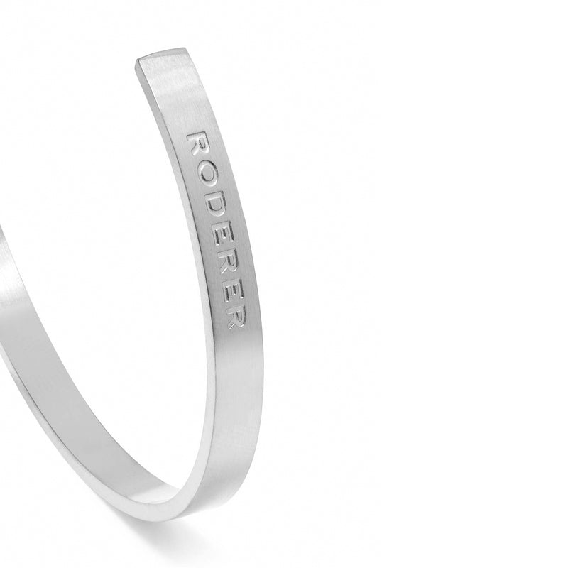 LORENZO BRACELET > STAINLESS STEEL CUFF SILVER