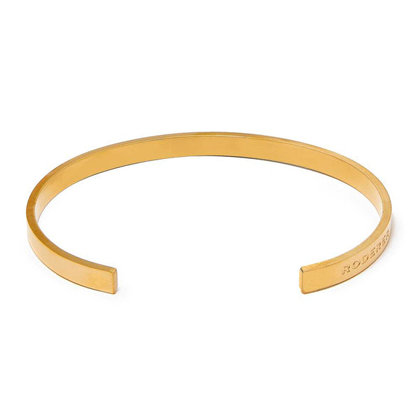 LORENZO BRACELET > STAINLESS STEEL CUFF YELLOW GOLD