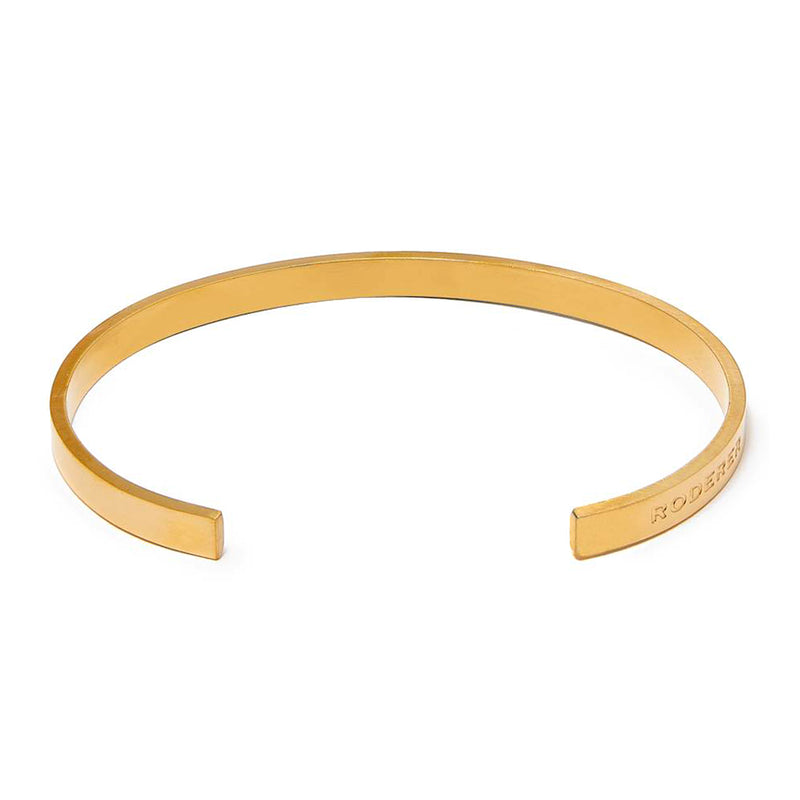 LORENZO BRACELET > STAINLESS STEEL CUFF YELLOW GOLD