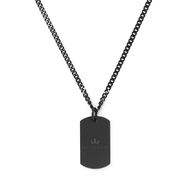 Lorenzo Necklace > Stainless Steel Black
