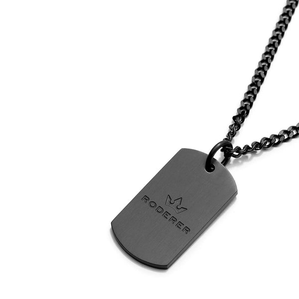 Lorenzo Necklace > Stainless Steel Black