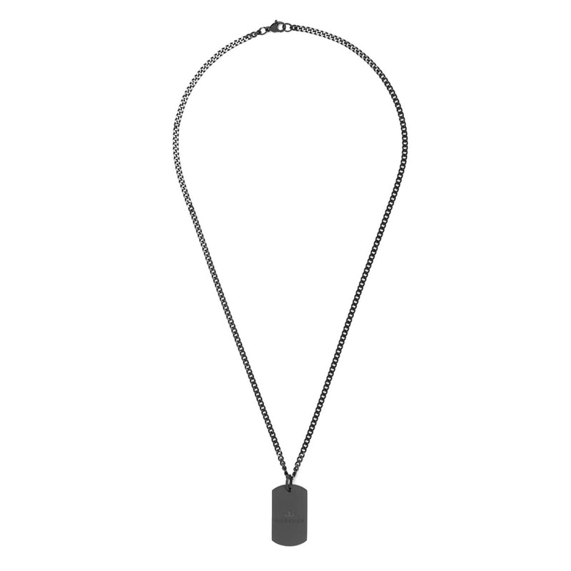 Lorenzo Necklace > Stainless Steel Black