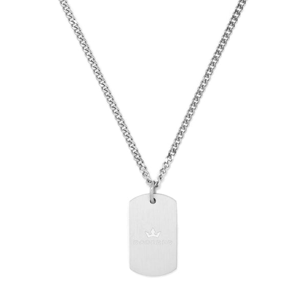 LORENZO NECKLACE > STAINLESS STEEL SILVER