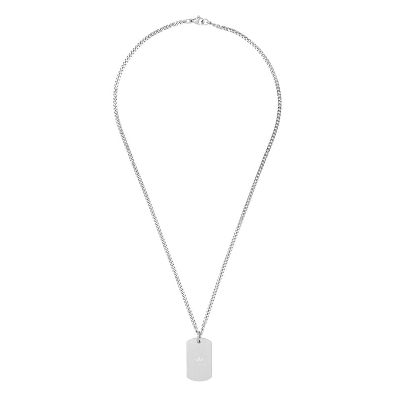 LORENZO NECKLACE > STAINLESS STEEL SILVER