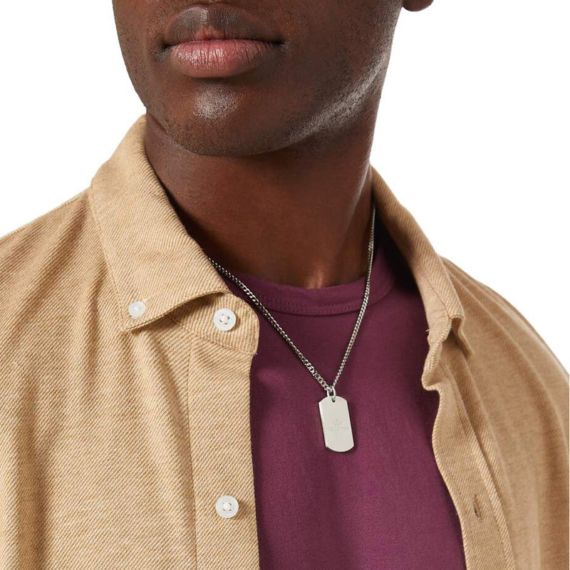 LORENZO NECKLACE > STAINLESS STEEL SILVER