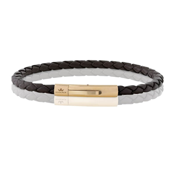 MATTEO BRACELET > BROWN ON ROSE GOLD