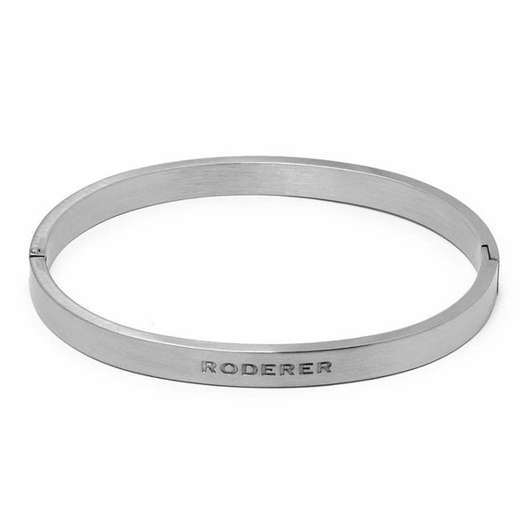 RICCARDO BRACELET > STAINLESS STEEL BANGLE SILVER