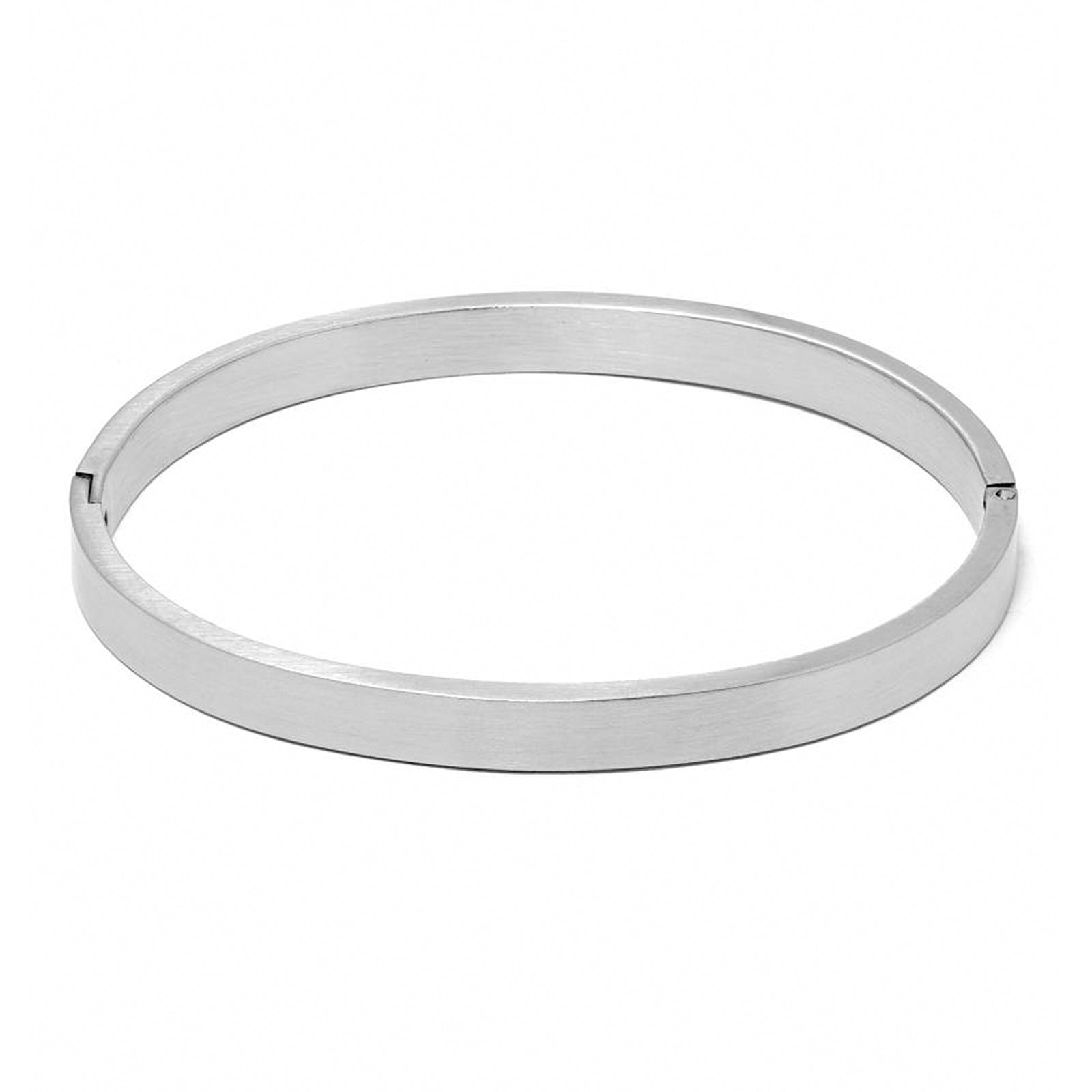 Riccardo Bracelet > Stainless Steel Bangle Silver