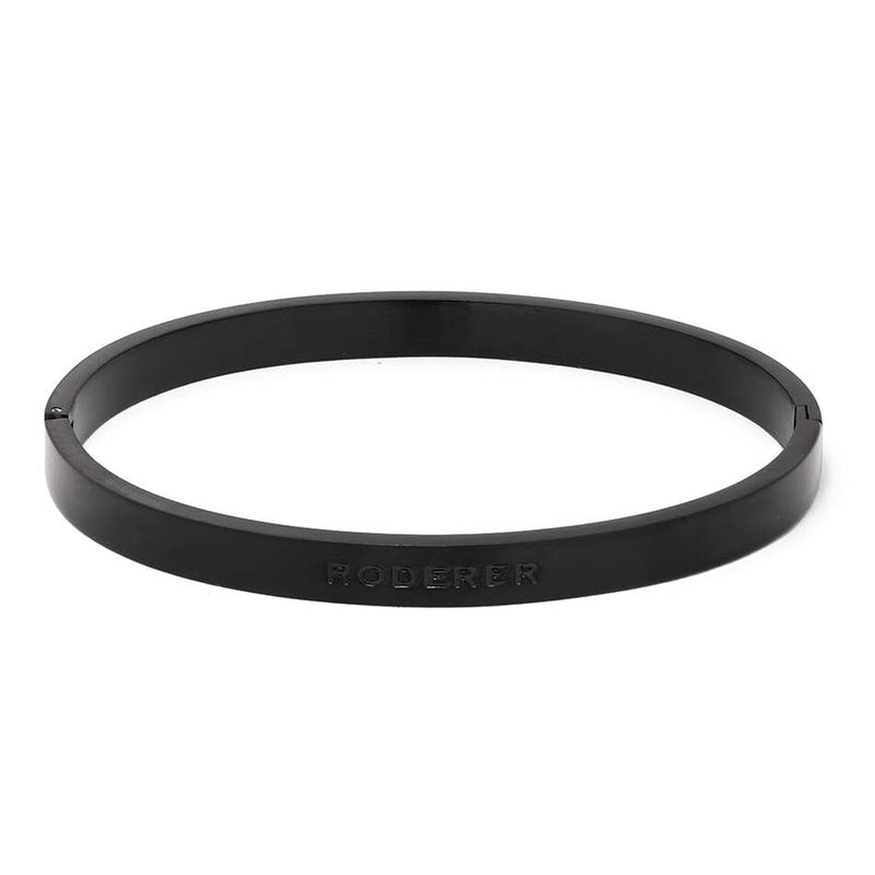 RICCARDO BRACELET > STAINLESS STEEL BANGLE BLACK