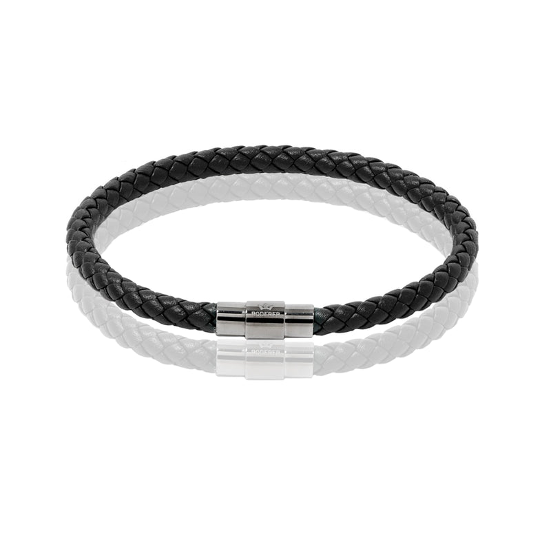 SERGIO BRACELET > BLACK ON GUNMETAL CLASP