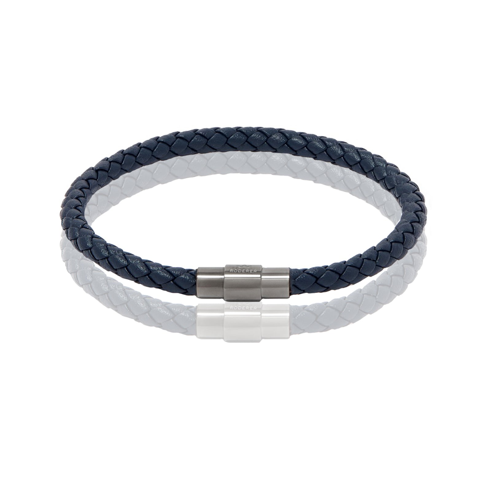 Sergio Bracelet > Navy Blue On Gunmetal Clasp