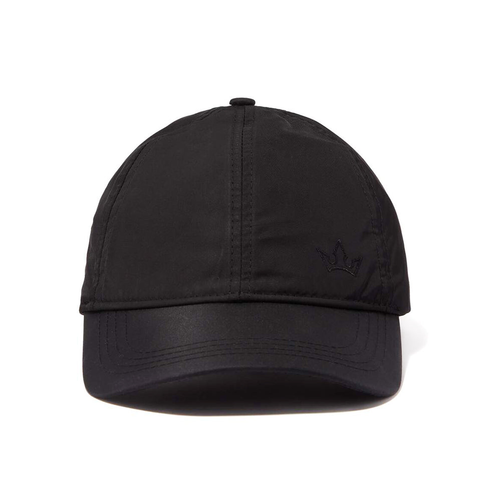 Stellar Nylon Baseball Cap > Embroidered Logo Black