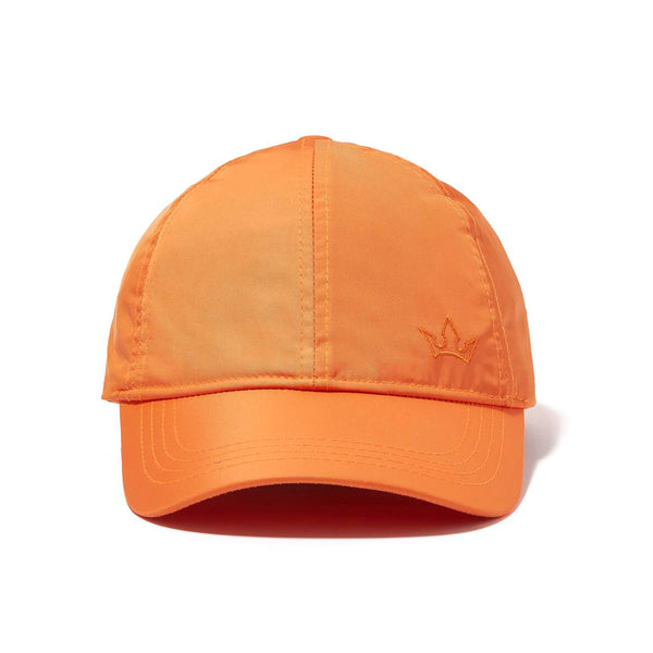 Stellar Nylon Baseball Cap > Embroidered Logo Orange