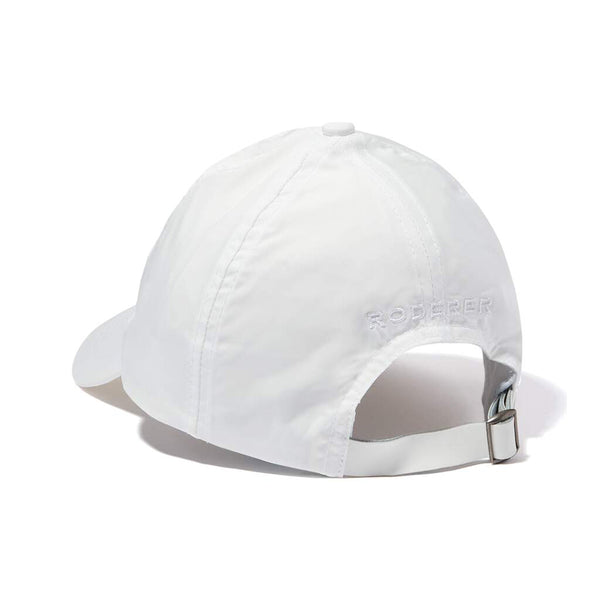 STELLAR NYLON BASEBALL CAP > EMBROIDERED LOGO WHITE