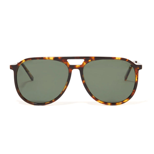 THOMAS SUPERLEGGERA POLARIZED SUNGLASSES > HAVANA / GREEN