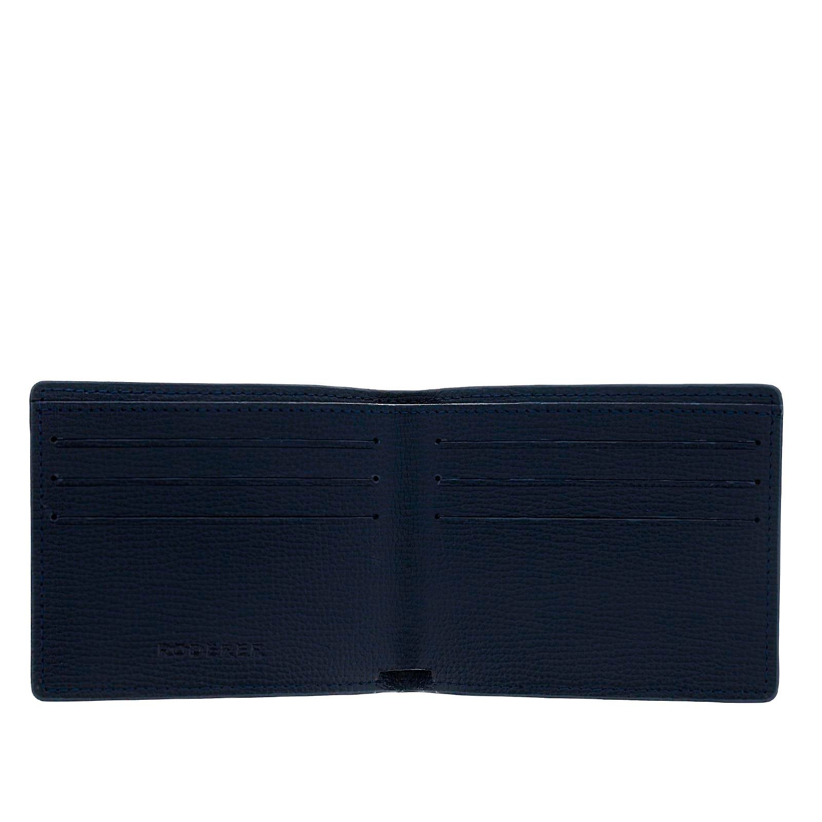 Trophy 6cc Bifold > Italian Leather Navy Blue