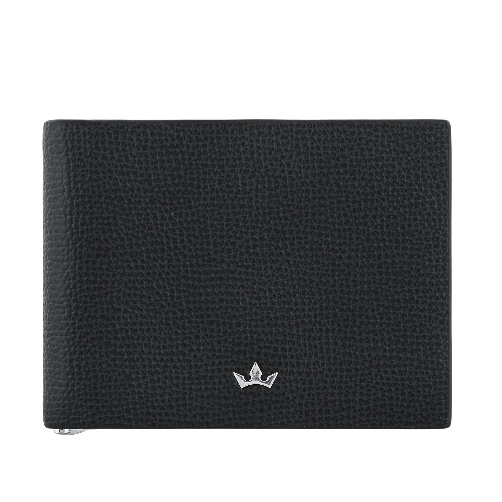 Trophy 6cc Money Clip Bifold > Italian Leather Black