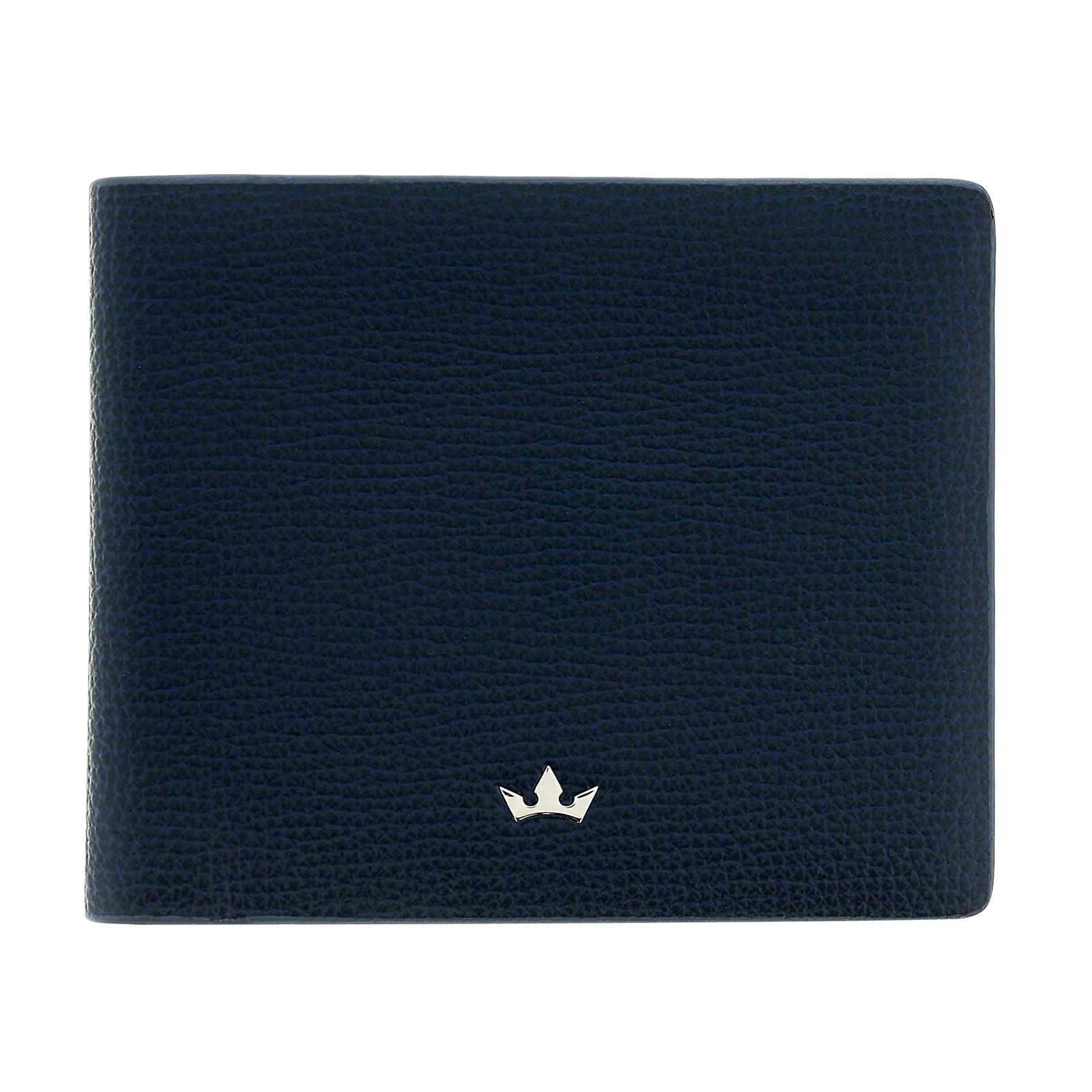 Trophy 8cc Bifold > Italian Leather Navy Blue